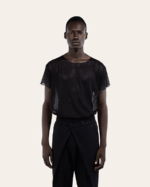 DOUBLE LAYER PANTS IN BLACK