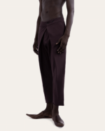 DOUBLE LAYER PANTS IN BROWN