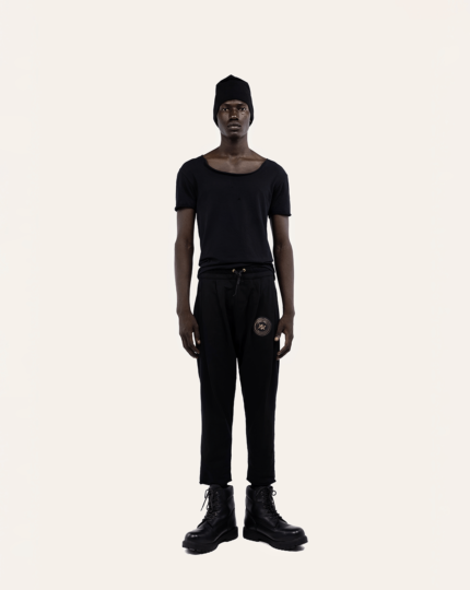 EMBROIDERED LOGO ELASTICATED WAIST PANTS