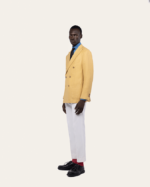 MUSTARD TAILORED DOUBLE BREASTED BLAZER (1)