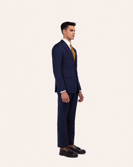 NAVY BLUE TAILORED WOOL SUIT (4)
