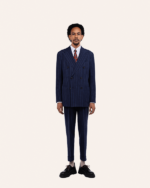 STRIPPED TAILORED WOOL AND LINEN SUIT (3)