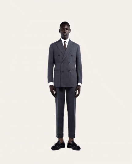 TAILORED WOOL GRAY SUIT (4)